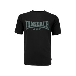 LONSDALE Tricou 'Kai' gri / negru