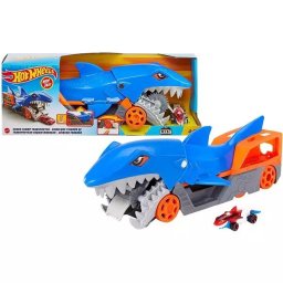 Hot Wheels: Camion-rechin transportor de mașinuțe