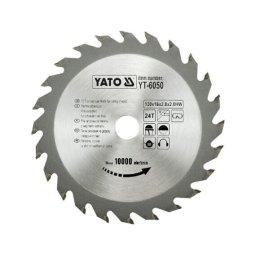 Piła tarczowa do drewna 130x16mm 24z YT-6050