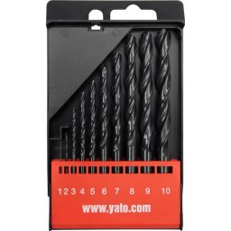 Set Burghie Metal HSS 1-10MM, 10 piese YT-4461