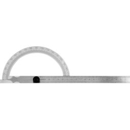 Protractor Otel, 150x200 mm, Argintiu