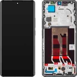 Piese si componente Display cu Touchscreen Oppo Reno10 Pro, cu Rama, Negru (Silvery Grey), Service Pack 621029000057