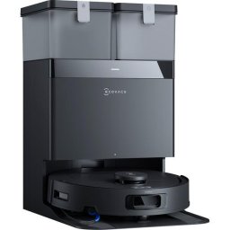 Aspirator DEEBOT T30C BK, 20000Pa, TruEdge 2.0, Auto-Lift Mopping 9mm, OZMO Turbo 2.0, Capacitate sac praf statie 3 L, Autonomie 180 minute, TrueDetect Negru