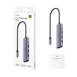 Hub UH405 Silver Gray