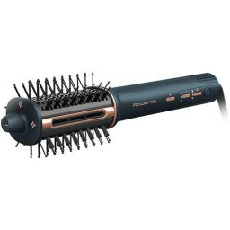Perie cu aer cald 3 in 1 Air Brush 3D 1100W non-rotativa 3 trepte de viteza temperatura generator de ioni functie jet de aer rece varf rece Verde/Bronz