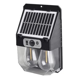 Lampă de perete, LED dublu solar, senzor mișcare și telecomandă, Z-TOOLS / ZTS8989