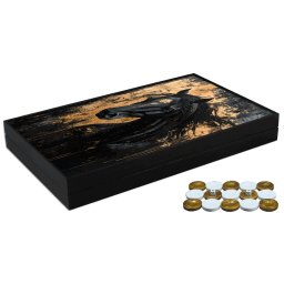 Joc de table din lemn lacuit, Trandy 58x48cm, HORSE PORTRAIT, Z-TOOLS / ZTS5482-9