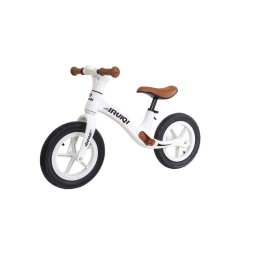 Bicicleta fara pedale pentru copii IRUIQI, roti de cauciuc si scaun reglabil, +3ani, alb Z-TOOLS / ZTS8481
