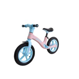 Bicicleta fara pedale pentru copii IRUIQI, roti de cauciuc si scaun reglabil, +3ani, albastru si roz Z-TOOLS / ZTS8288