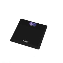 Cantar electronic de persoane, capacitate 3-180kg, din sticla securizata, negru FLORIA / ZLN 7684