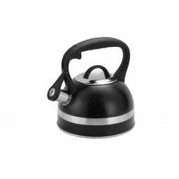 Ceainic din inox cu fluier capacitate 3l, negru FLORIA / ZLN 1283