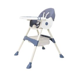 Scaun de masa pentru copii, 5-72luni, greutate maxima 50kg, pliabil, cu balansoar, albastru Z-TOOLS / ZTS 9137