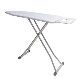 Masa de calcat cu cadru metalic si priza, Grigio, 112x36x107cm Z-TOOLS / ZLN 2043_1