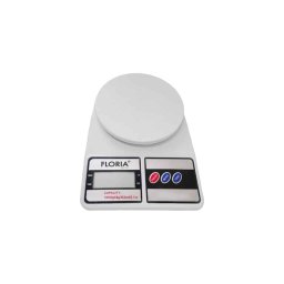 Cantar de bucatarie digital, maxim 10kg, alb FLORIA / ZLN 9075