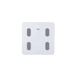 Cantar electronic de persoane, ZILAN maxim 180kg, sticla, alb / ZLN 8979
