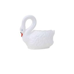 Ghiveci din plastic, model lebada alb, lungime 43cm, Z-TOOLS / EXT 6213