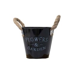 Ghiveci model galetusa pentru buchete, 13x11cm, negru Z-TOOLS / ZTS 8065_1