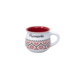 Cana pentru cafea cu inscriptie Romania, 200ml Z-TOOLS / EXT 10784