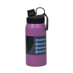 Termos YOUTH SPORTS, interior inox, capacitate 600ml, model sticla, mov / ZTS 8445_4