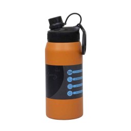 Termos YOUTH SPORTS, interior inox, capacitate 600ml, model sticla, portocaliu / ZTS 8445_3