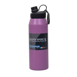 Termos YOUTH SPORTS, interior inox, capacitate 1L, model sticla, mov / ZTS 8446_4