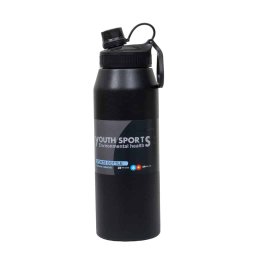 Termos YOUTH SPORTS, interior inox, capacitate 1L, model sticla, negru / ZTS 8446_2
