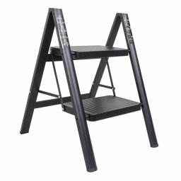Scara pliabila din metal, cu 2 trepte, maxim 150kg / ZTS 8185