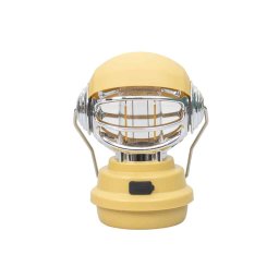 Felinar model robotel, 3 moduri de intensitate a luminii, USB, H14cm, galben / ZTS 8214