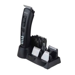 Aparat de tuns electric 10 in 1, pentru barbati reincarcabil, LED, negru / ZLN 8658