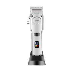 Aparat de tuns electric 11 in 1, pentru barbati reincarcabil IPX7, LED, gri / ZLN 8689