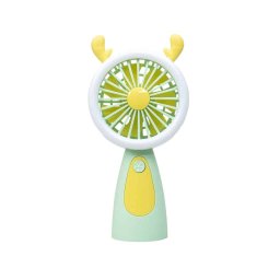Ventilator de mana, alimentare USB, 3.7w, 3 viteze, verde/ ZTS 8242_1