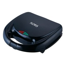 Sandwich maker Floria, putere 750w, invelis exterior rezistent la caldura, indicator luminos, negru / ZLN 8516
