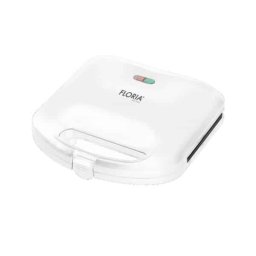 Sandwich maker, putere 750W, placa de tip grill, antiaderenta, indicator luminos, alb / ZLN 0830