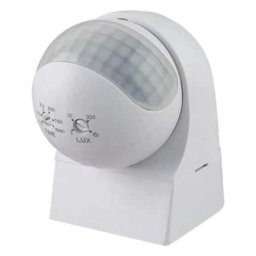 Senzor de miscare Tucson, HOROZ distanta de detectie 12 m, Alb, 220-240 V, IP44 / EXT 088-001-0009