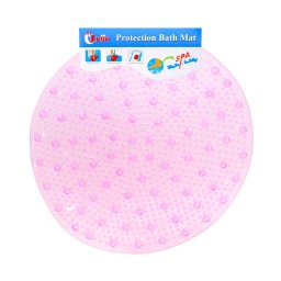 Covoras pentru cada cu ventuze, diametru 50cm / 3996_roz