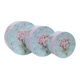 Set 3 cutii cu forma rotunda si model / CD4414_4
