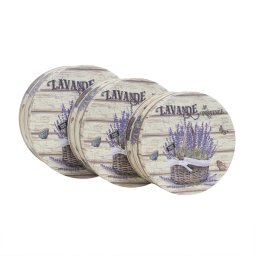 Set 3 cutii cu forma rotunda si model / CD4389_3