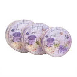 Set 3 cutii cu forma rotunda si model / CD4389_1