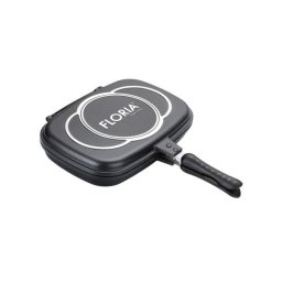 Tigaie dubla antiaderenta cu garnitura silicon, diametru 30 cm / ZLN 7019