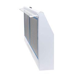 Hota perete, 3 trepte viteza, 2 motoare, 2 x 95w, iluminare led, 16x53x63 cm, alb / ZLN 6201_W