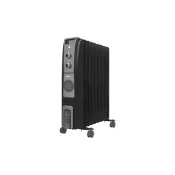 Calorifer electric cu ulei, termostat reglabil, putere 2500W, 11 elementi, negru / ZLN 1963