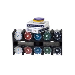 Joc poker, 200 jetoane, cutie metalica / PCS 200_Mic