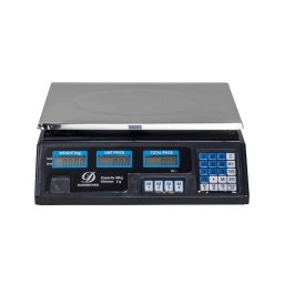 Cantar Electronic 40 kg, acumulator inclus, digital, functii multiple, afisaj dublu, negru / EXT 9922