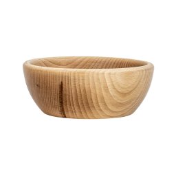 Bol rotund din lemn, diametru 16 cm / EXT 7116