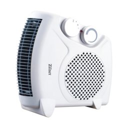 Aeroterma de podea alba, putere 200W, indicator luminos, termostat reglabil / ZLN 5534