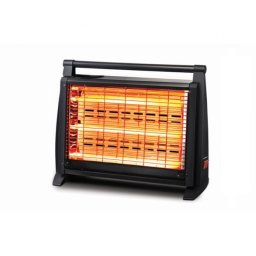 Incalzitor cu 3 rezistente, negru, putere 1500 W, intrerupator de siguranta / ZLN 6180