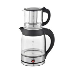 Set fierbator electric plus ceainic, argintiu, putere 2200W, capacitate 1.8L si 0.8L / ZLN 4858