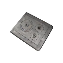 Plita din fonta pentru sobe 600 x 540mm, cu 3 ochiuri / 3871