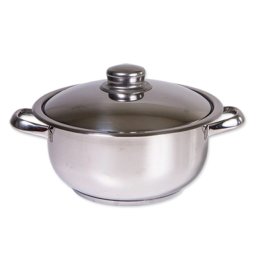 Oala cu capac, capacitate 1.8 litri, din inox / ZLN 7222