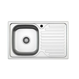 Chiuveta pentru blat, din inox anticalcar, cuva stanga 43.5x76 cm / ZLN 0179-S